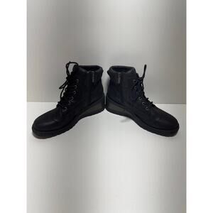 B52 By Bullboxer Devin Wedge Boots Sz 11 Black 595 Moto Combat Original Style